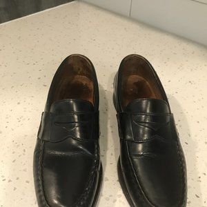 Allen Edmonds Cavanaugh Men's Leather Penny Loafers 7.5 D Black Leather